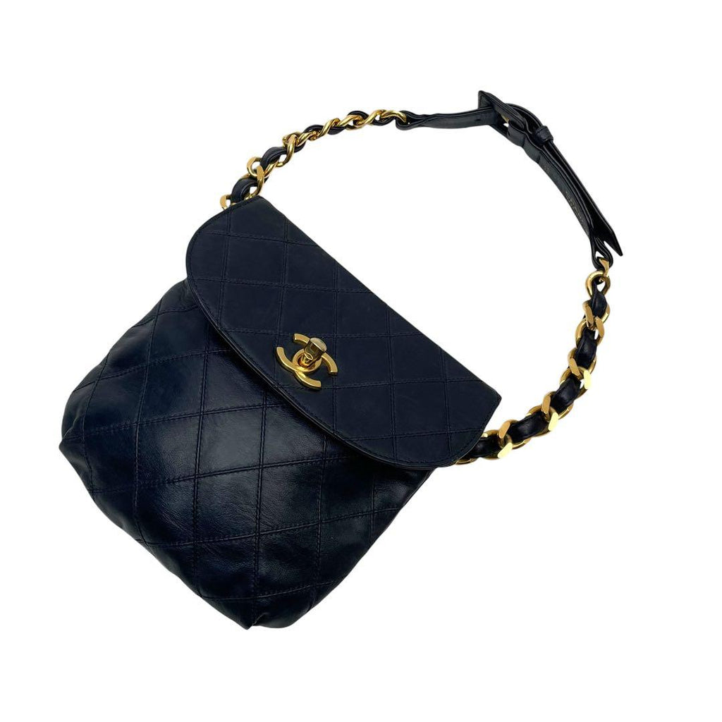 Chanel Bicolor Quilted Lambskin Waist Belt — view 3