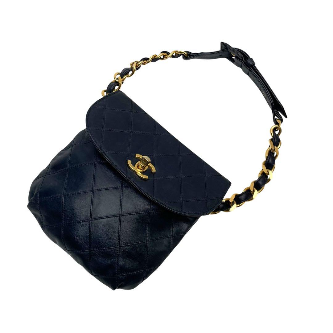 Chanel Bicolor Quilted Lambskin Waist Belt — view 3