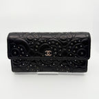 Chanel Wallet Camellia Rhinestone Flap — view 2