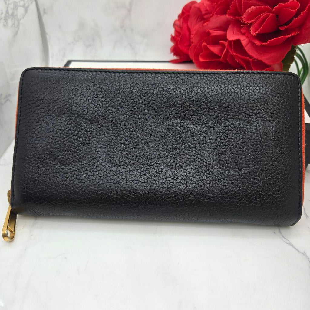 Gucci Logo Wallet Dark Orange Limited