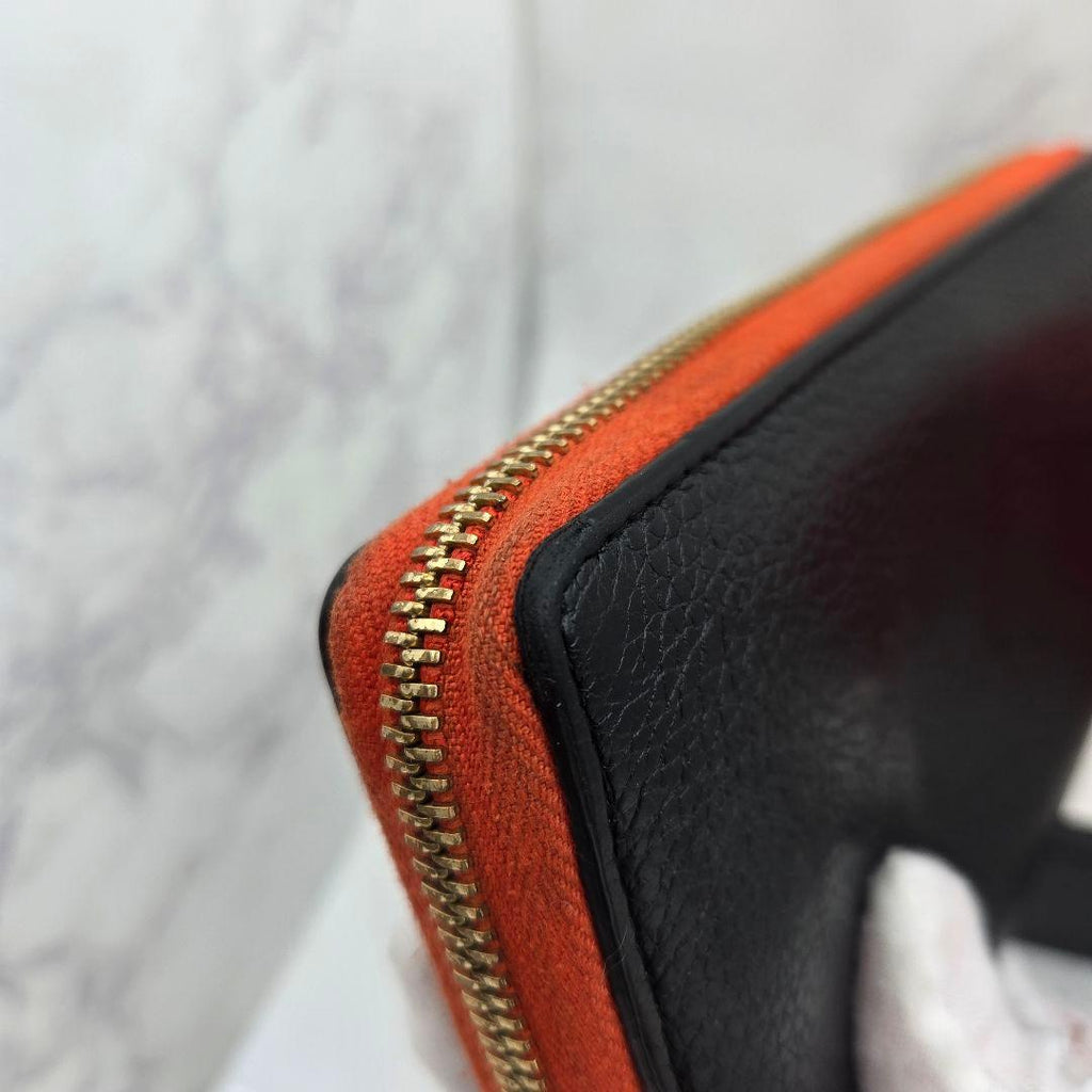 Gucci Logo Wallet Dark Orange Limited — view 5