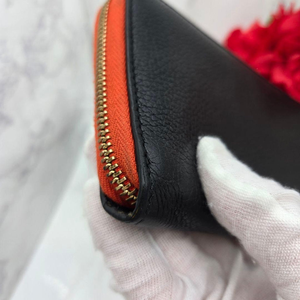 Gucci Logo Wallet Dark Orange Limited — view 6