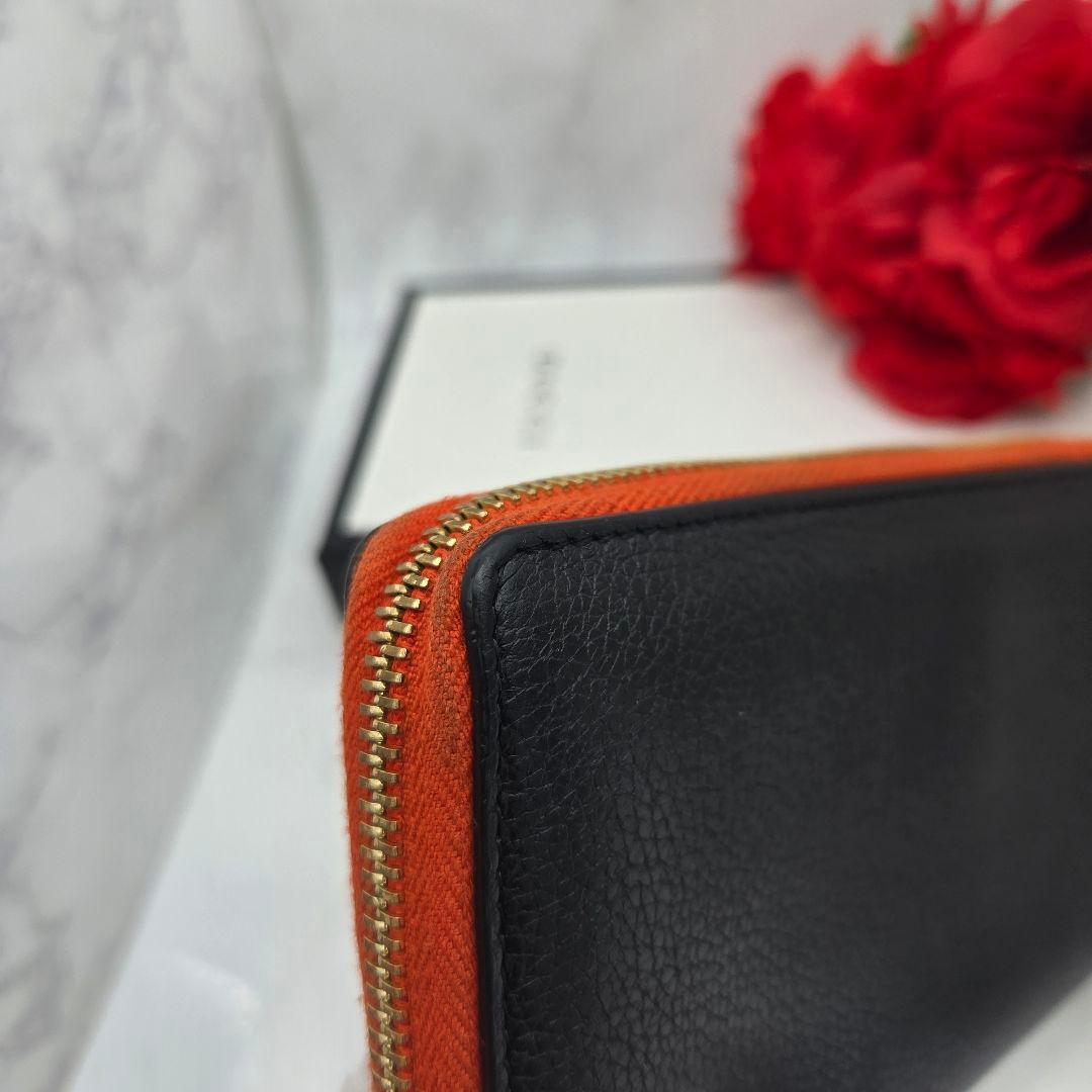 Gucci Logo Wallet Dark Orange Limited — view 7