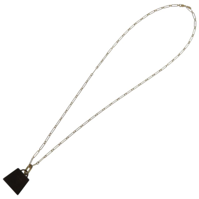 Hermes Fusion Amulet Kelly Pendant Large Model GP Horn Parma Brass Lira — view 6