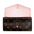Louis Vuitton Monogram Rose Ballerine Portefeuille Sarah Wallet — view 2