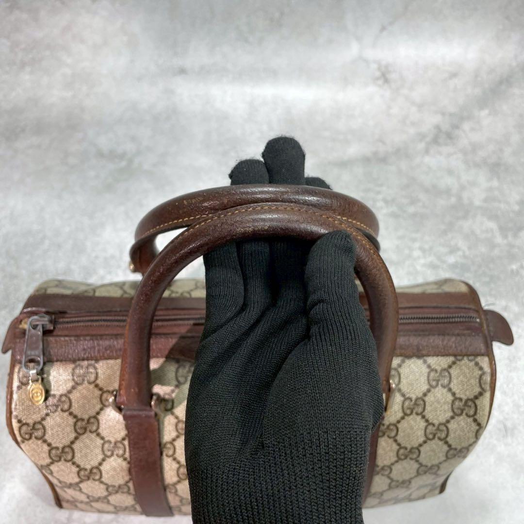 Gucci GG Sherry Line Boston Bag Hand Brown — view 4