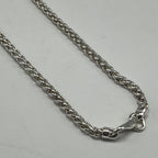Gucci Logo Bar Necklace Braided Chain