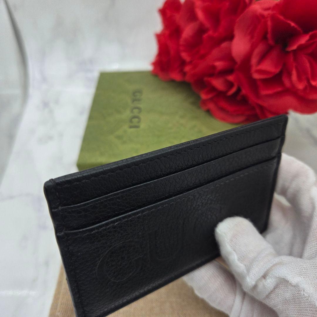 Gucci Logo Card Case Black — view 4