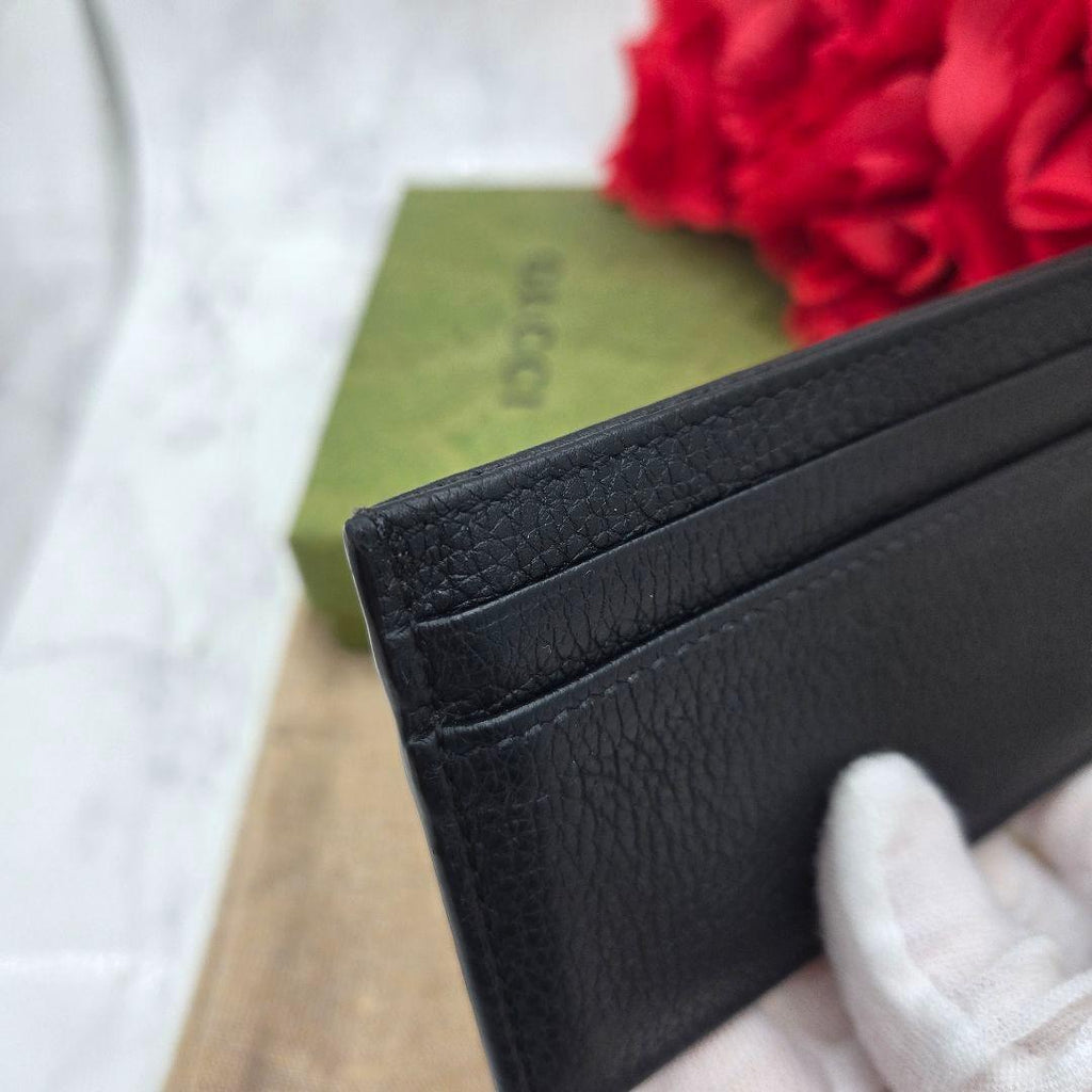 Gucci Logo Card Case Black — view 6