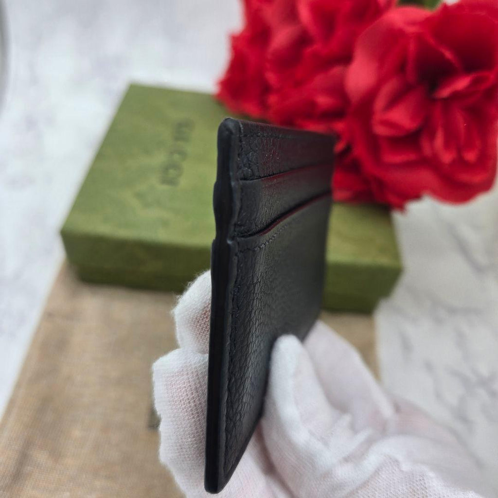 Gucci Logo Card Case Black — view 8