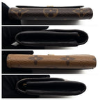 Louis Vuitton Porte-Monnaie Rosalie Monogram Reverse Bifold Wallet Brown — view 9