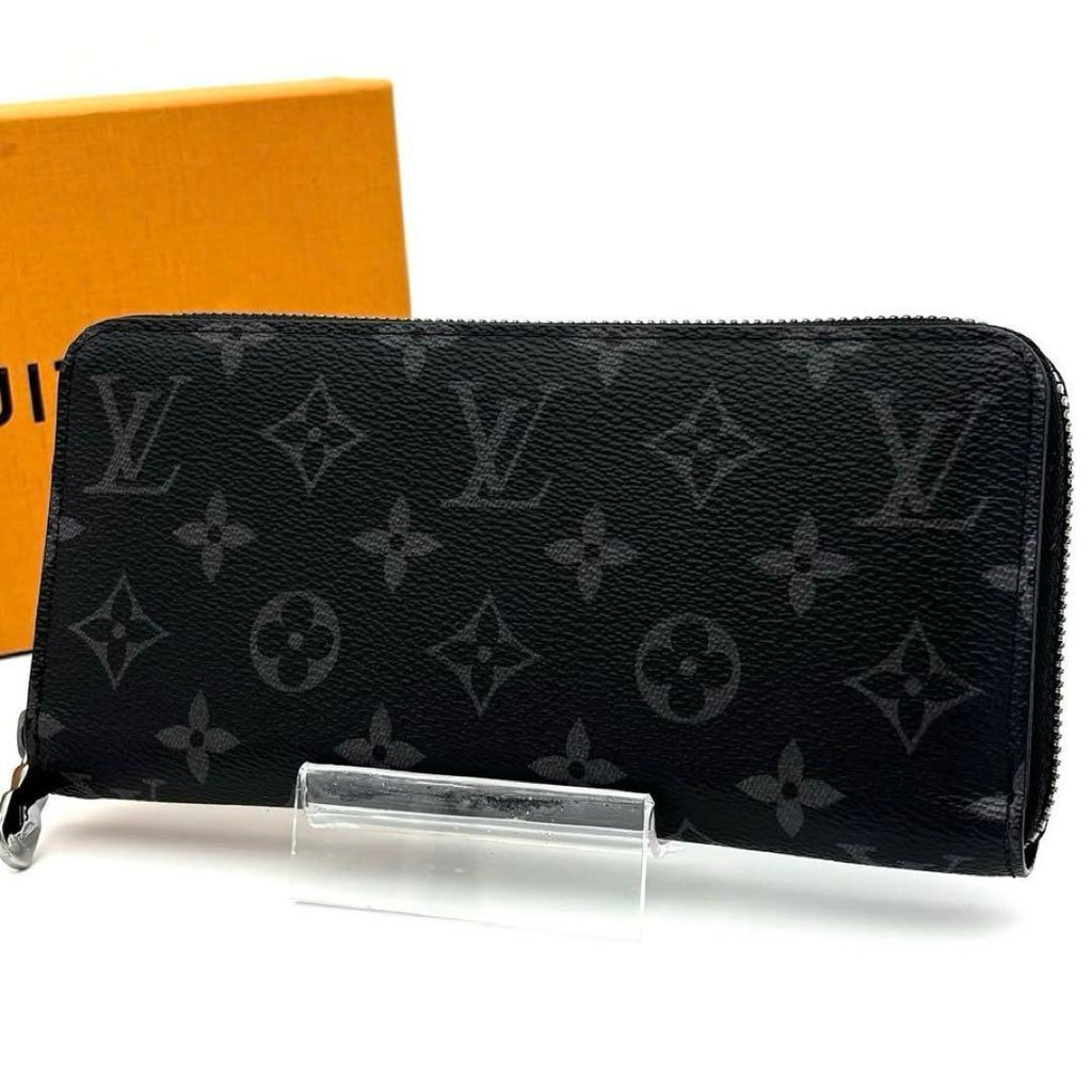 Louis Vuitton Monogram Eclipse Zippy Horizontal Wallet