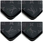 Louis Vuitton Monogram Eclipse Zippy Horizontal Wallet — view 9