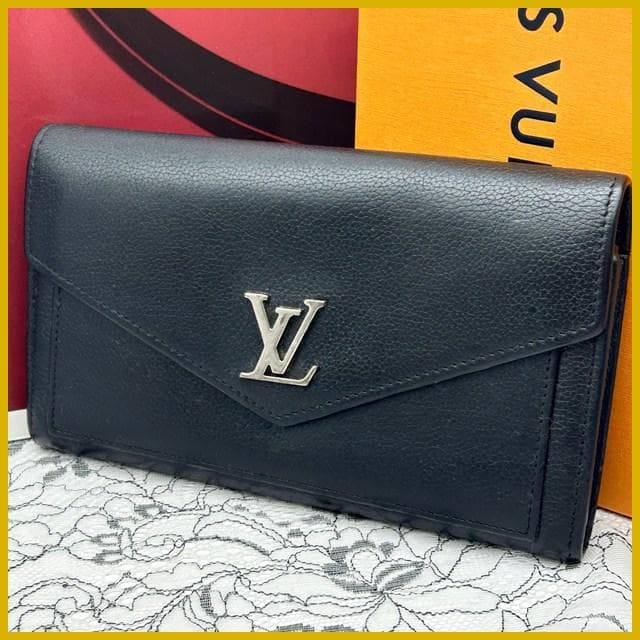 Louis Vuitton Portefeuille My Lockme Noir Wallet