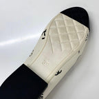 Chanel Ballerina Lambskin CC Logo Camellia Ballet Shoes — view 8
