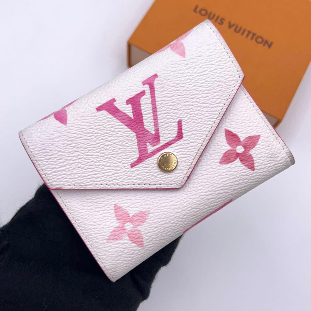 Louis Vuitton Monogram by the Pool Victorine Trifold Wallet White