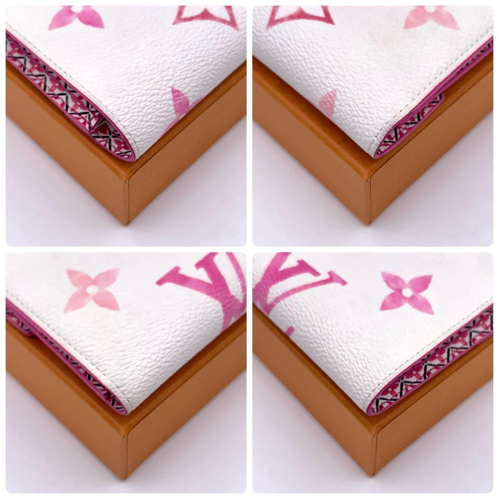 Louis Vuitton Monogram by the Pool Victorine Trifold Wallet White — view 8
