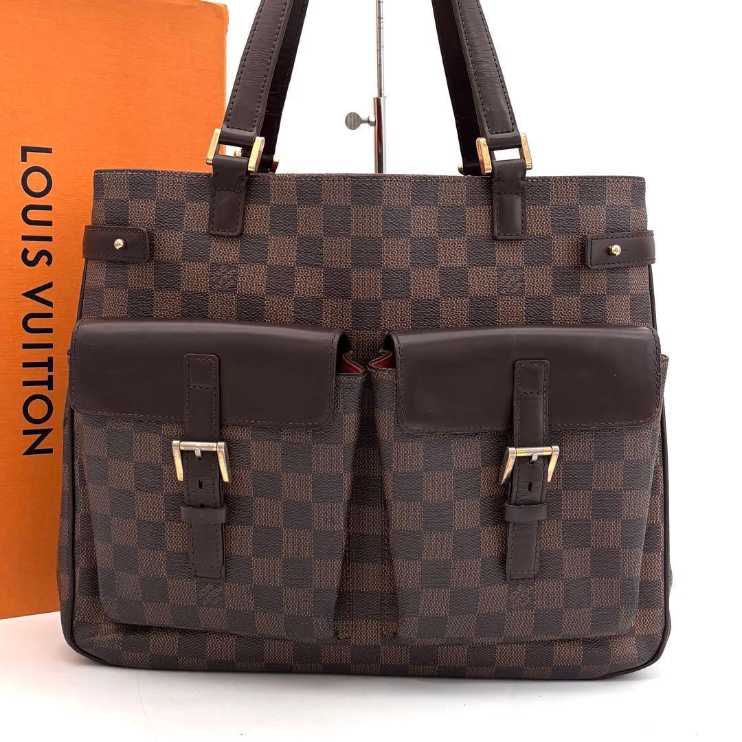 Louis Vuitton Damier Ebene Uzes Tote Brown Handbag