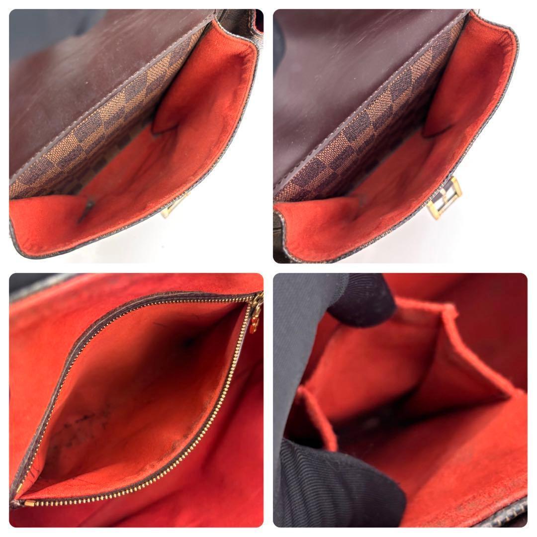 Louis Vuitton Damier Ebene Uzes Tote Brown Handbag — view 4