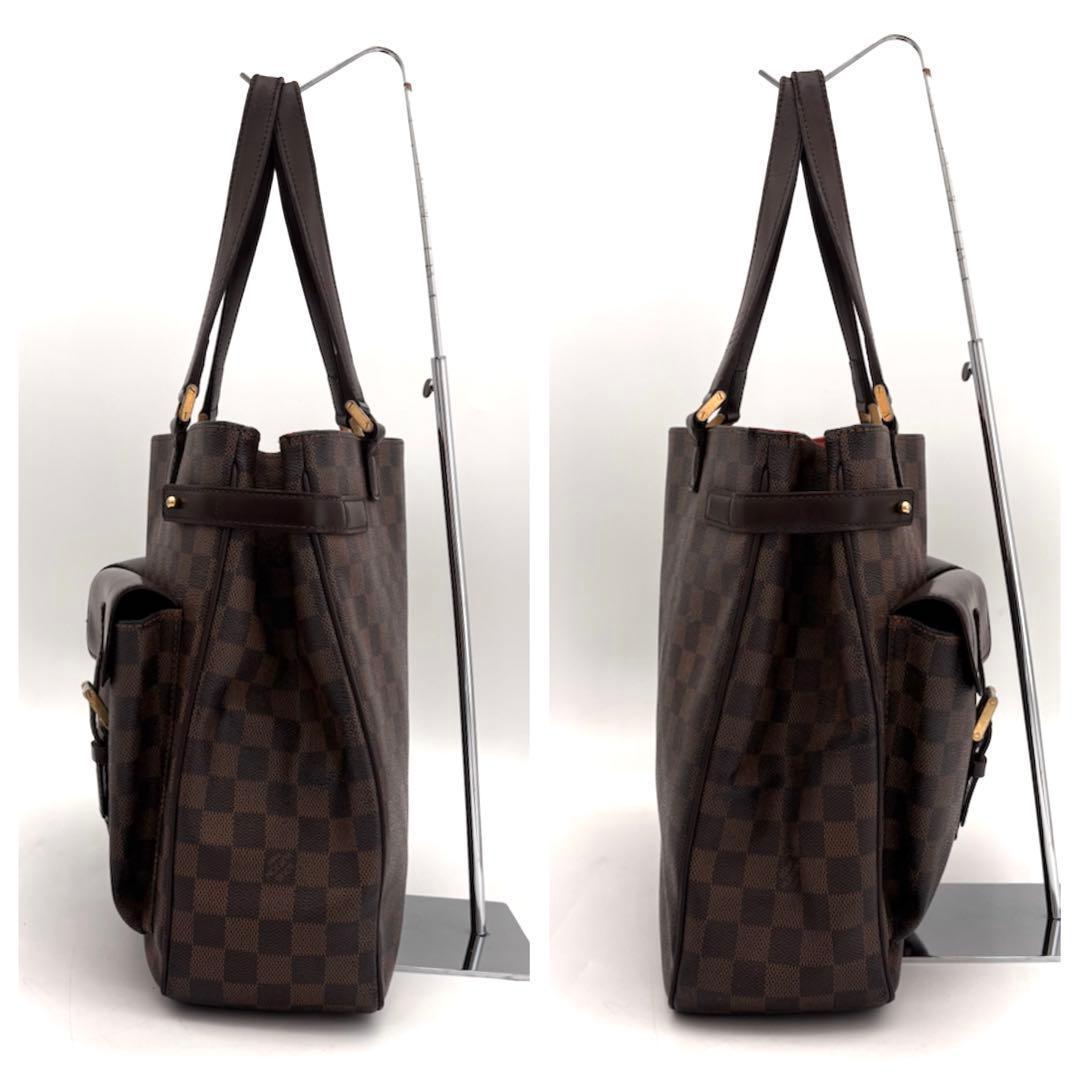 Louis Vuitton Damier Ebene Uzes Tote Brown Handbag — view 5