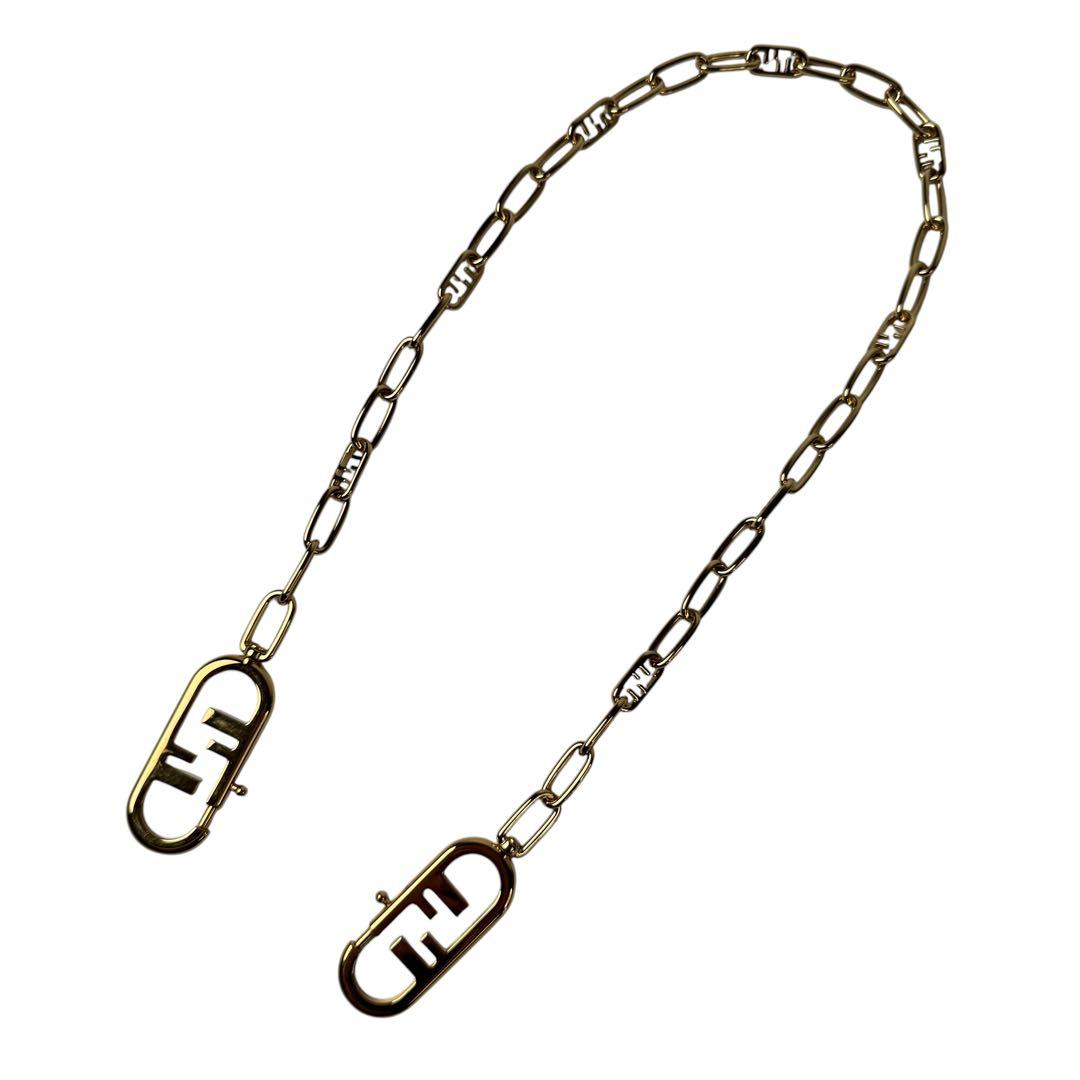 Fendi Strap You Orcock Gold Metal Chain