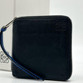 Loewe Limited Anagram Round Compact Wallet Leather Slim