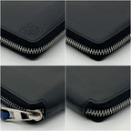 Loewe Limited Anagram Round Compact Wallet Leather Slim — view 5