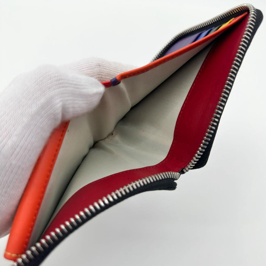 Loewe Limited Anagram Round Compact Wallet Leather Slim — view 9