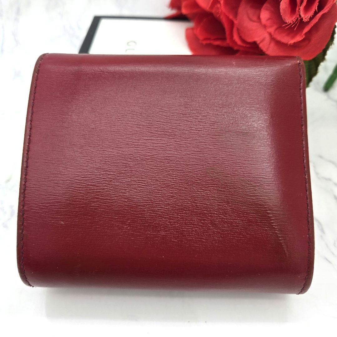 Gucci Fold Wallet Horsebit Red — view 2