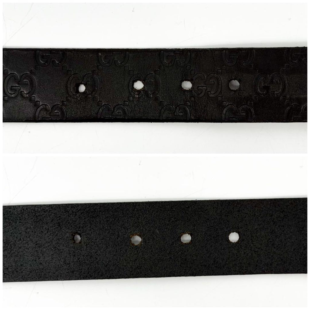 Gucci Guccissima Belt Leather Vintage Black — view 5