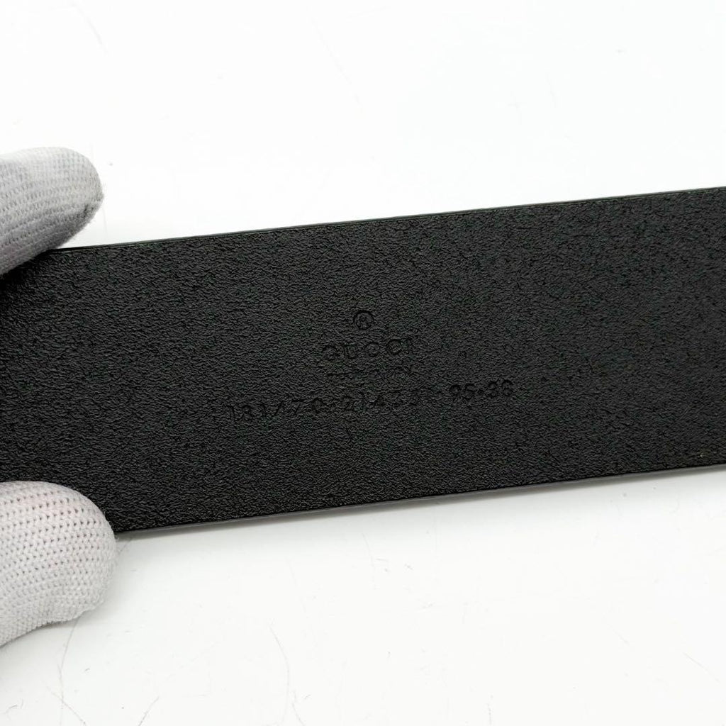 Gucci Guccissima Belt Leather Vintage Black — view 6