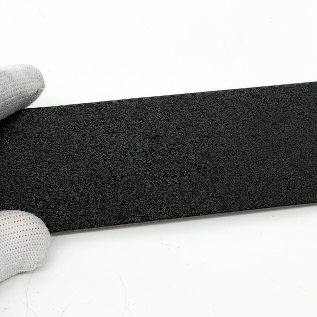 Gucci Guccissima Belt Leather Vintage Black — view 6