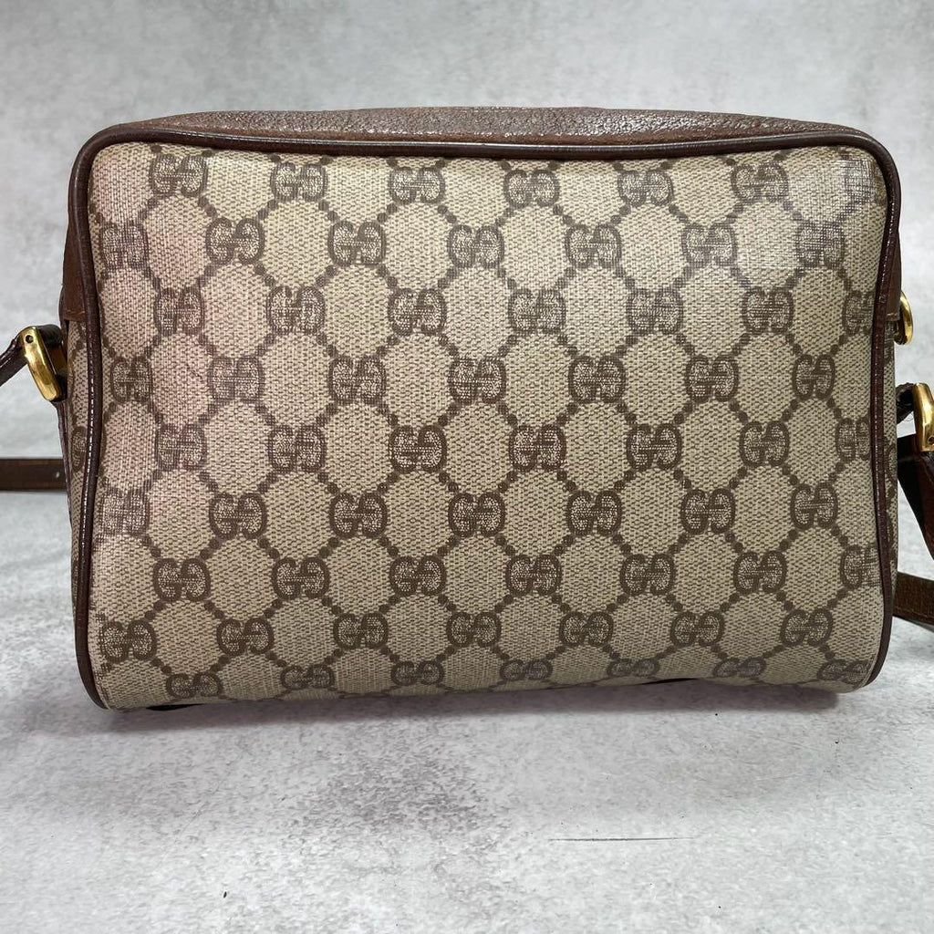 Gucci GG Sherry Line Shoulder Bag Brown Logo — view 3