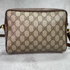 Gucci GG Sherry Line Shoulder Bag Brown Logo — view 3