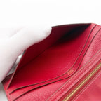 Hermes Bearn Classic Chevre Red Leather Wallet Bifold — view 8