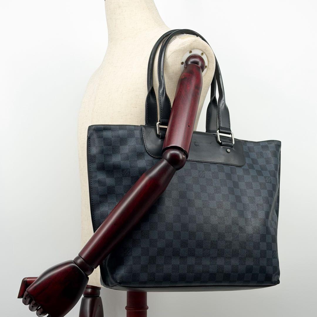 Louis Vuitton Cabas Voyage Damier Cobalt Tote Bag Business — view 4