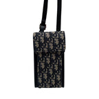 Dior Trotter Oblique Canvas Leather Shoulder — view 2