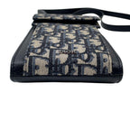 Dior Trotter Oblique Canvas Leather Shoulder — view 5