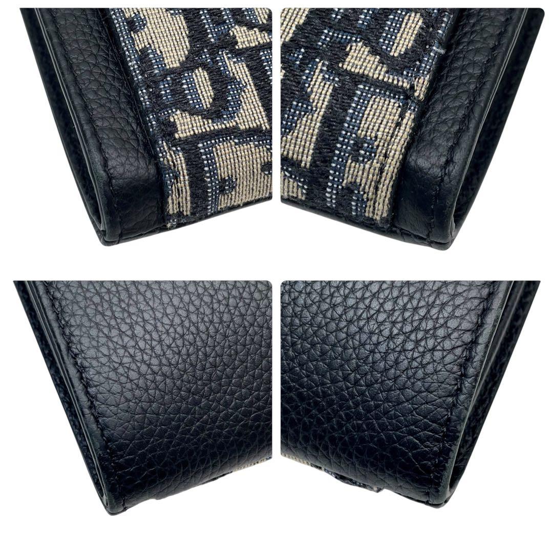 Dior Trotter Oblique Canvas Leather Shoulder — view 6