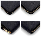 Louis Vuitton Monogram Empreinte Zippy Wallet Black — view 7