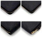 Louis Vuitton Monogram Empreinte Zippy Wallet Black — view 8
