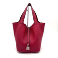 Hermes Picotin Lock 22 Rouge Cazac Red Handbag