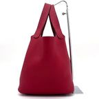Hermes Picotin Lock 22 Rouge Cazac Red Handbag — view 4