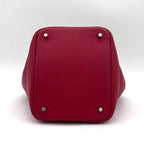 Hermes Picotin Lock 22 Rouge Cazac Red Handbag — view 6