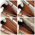 Louis Vuitton Monogram Portefeuille Sarah Wallet — view 7