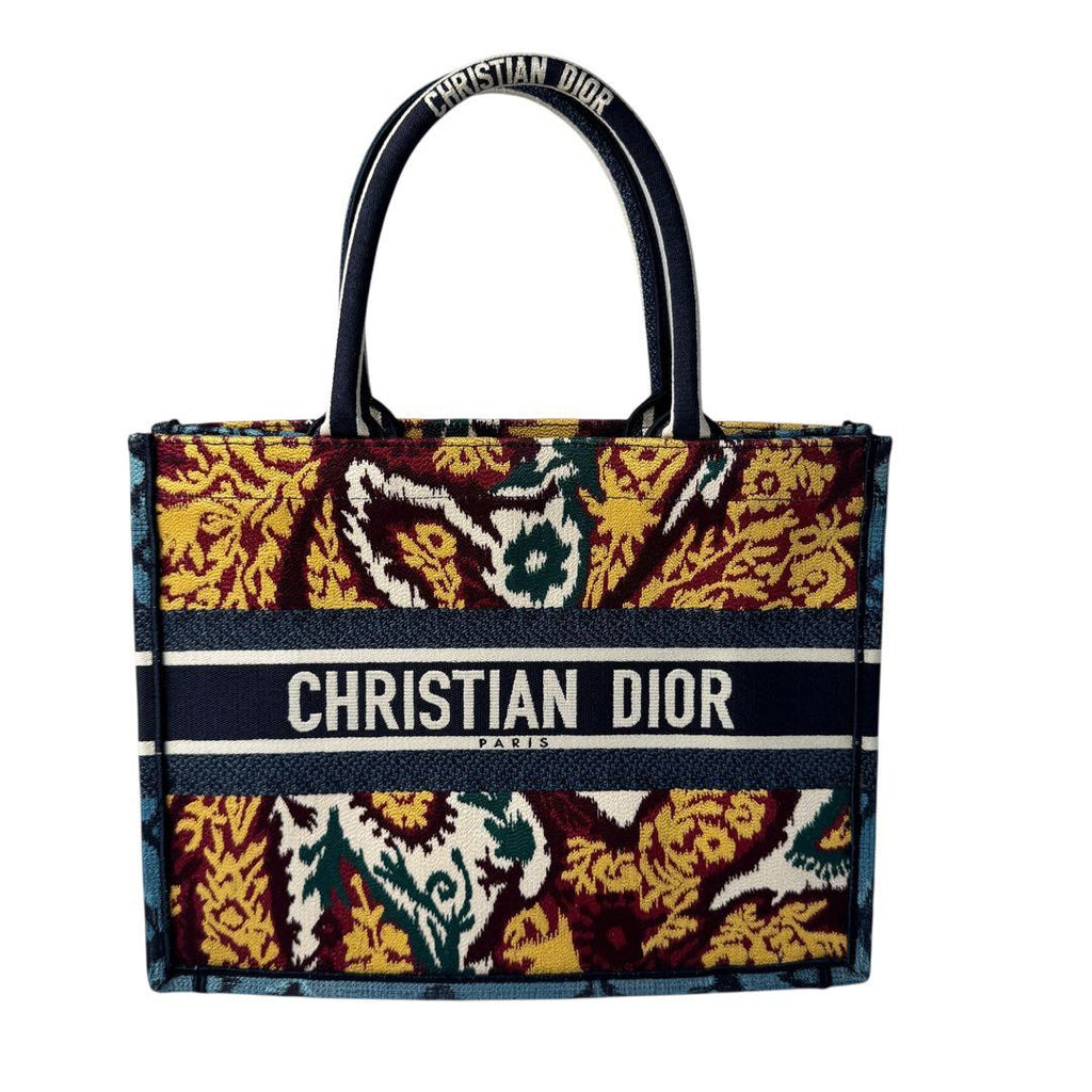 Dior Book Tote Bag Cruise Paisley Embroidery — view 2