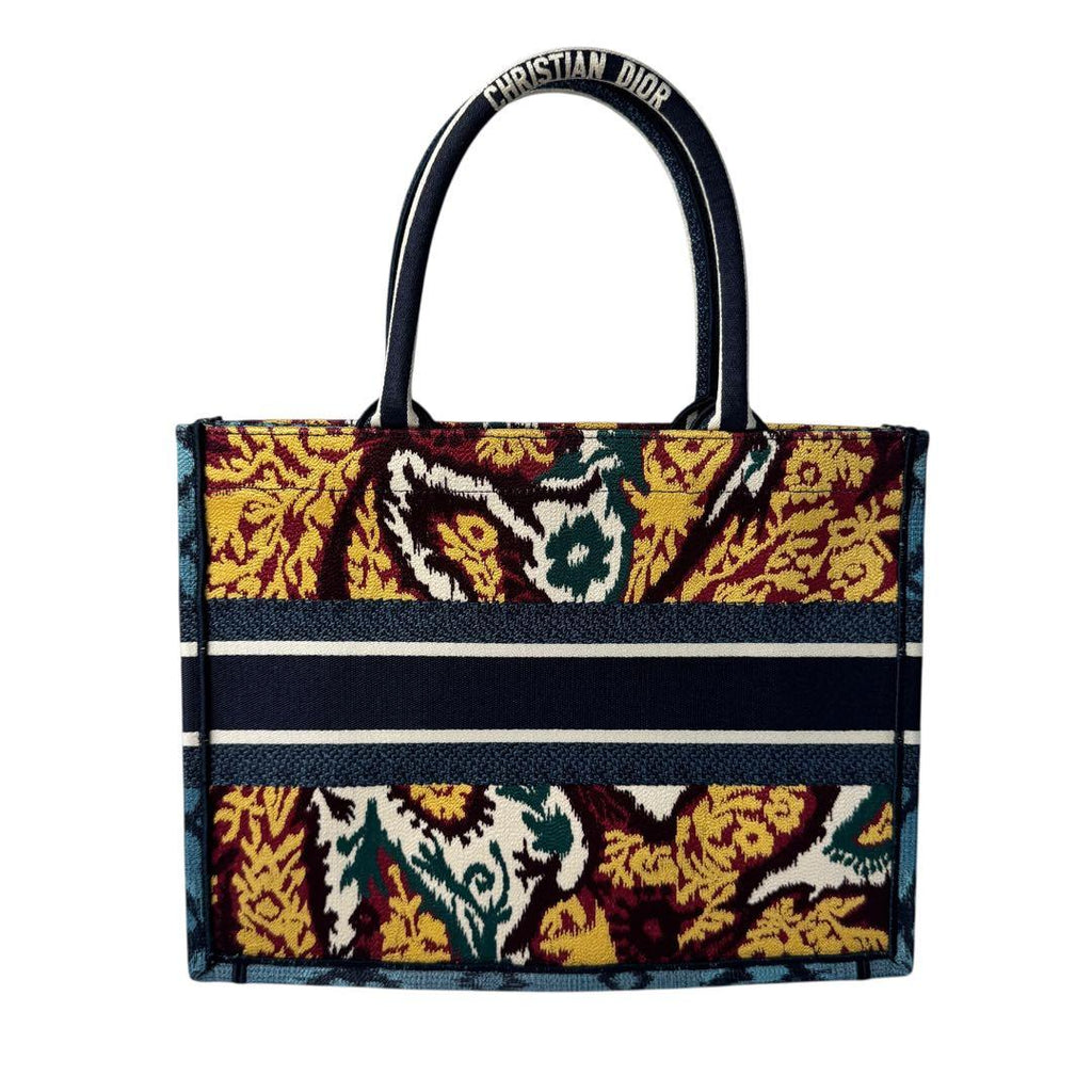 Dior Book Tote Bag Cruise Paisley Embroidery — view 3