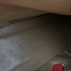 Hermes Jews Kelly Hardware Suede Short Boots Red — view 8