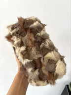 Fendi Mamma Baguette Rabbit Fur Shoulder Bag — view 7