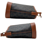 Celine Triomphe Leather Shoulder Bag Small Bucket — view 4